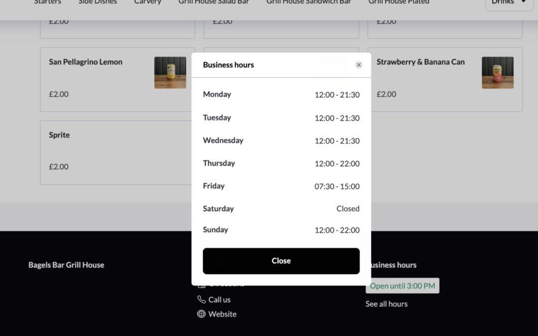 Order Anywhere –  New Footer